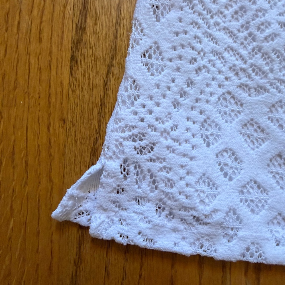 Lilly Pulitzer White Lace Halter Top Size XS - Picture 5 of 9